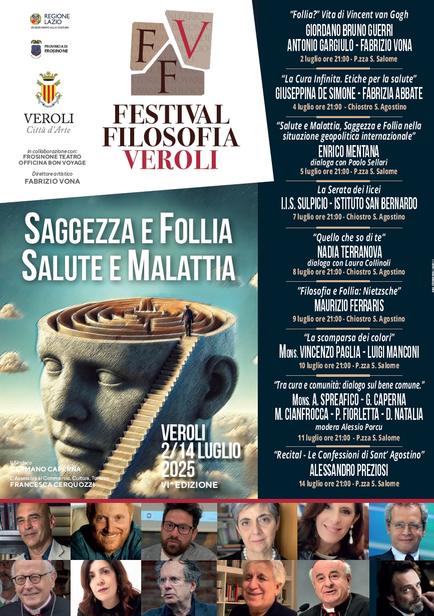 Locandina del Festival della Filosofia a Veroli