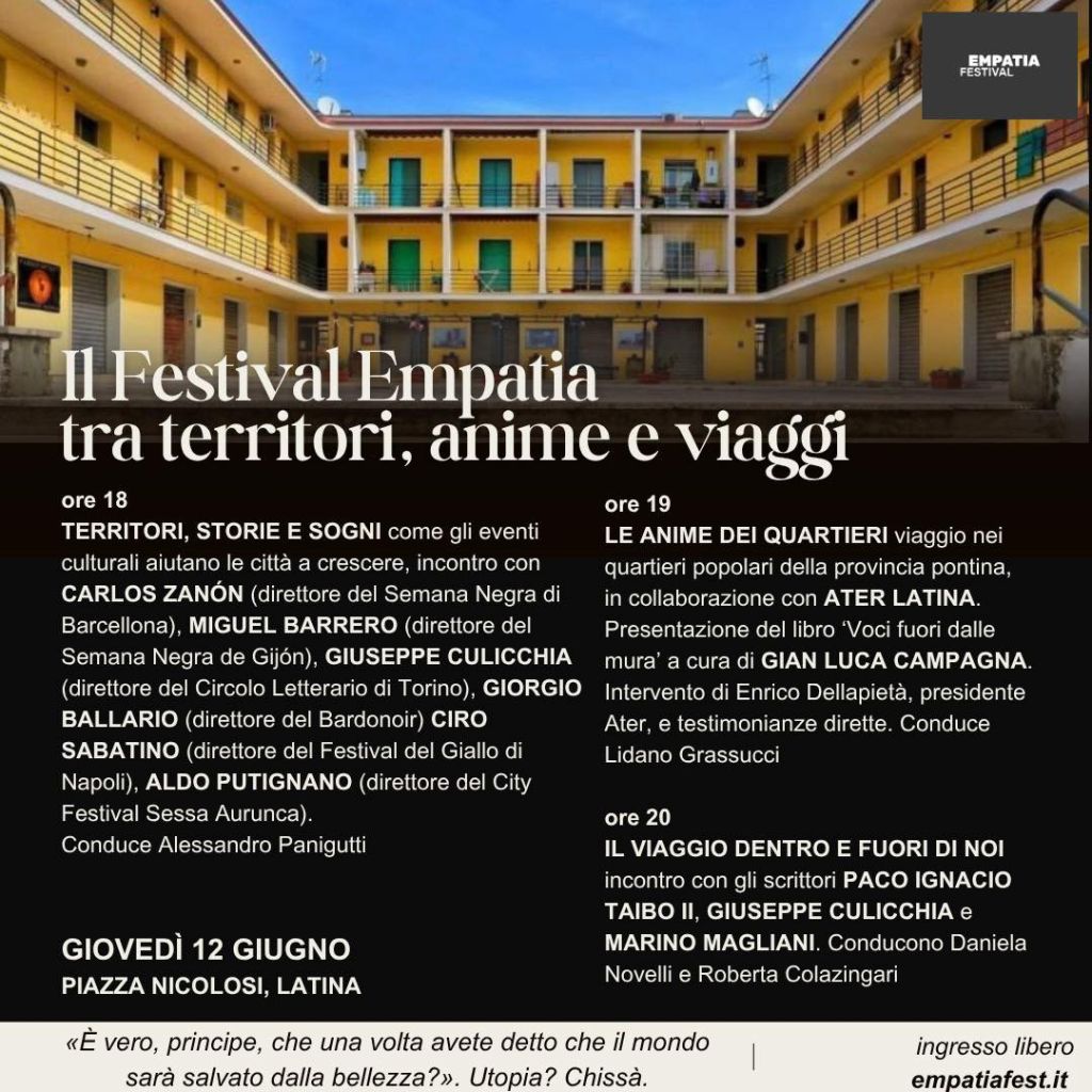 Locandina del Festival dell'Empatia a Latina