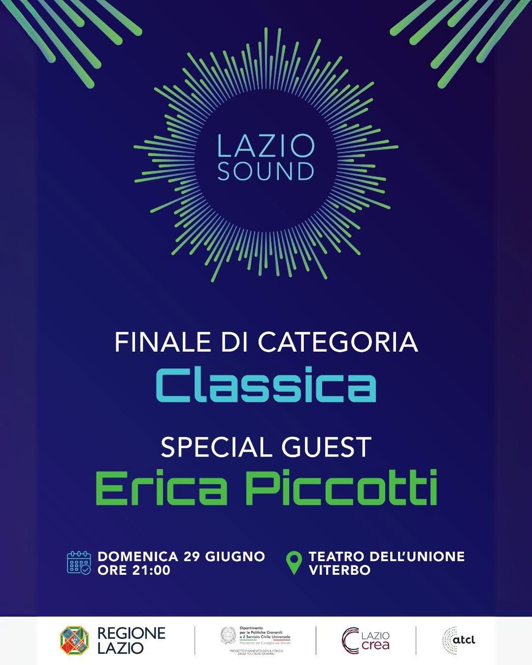 Locandina della Finale di "Lazio Sound" a Viterbo