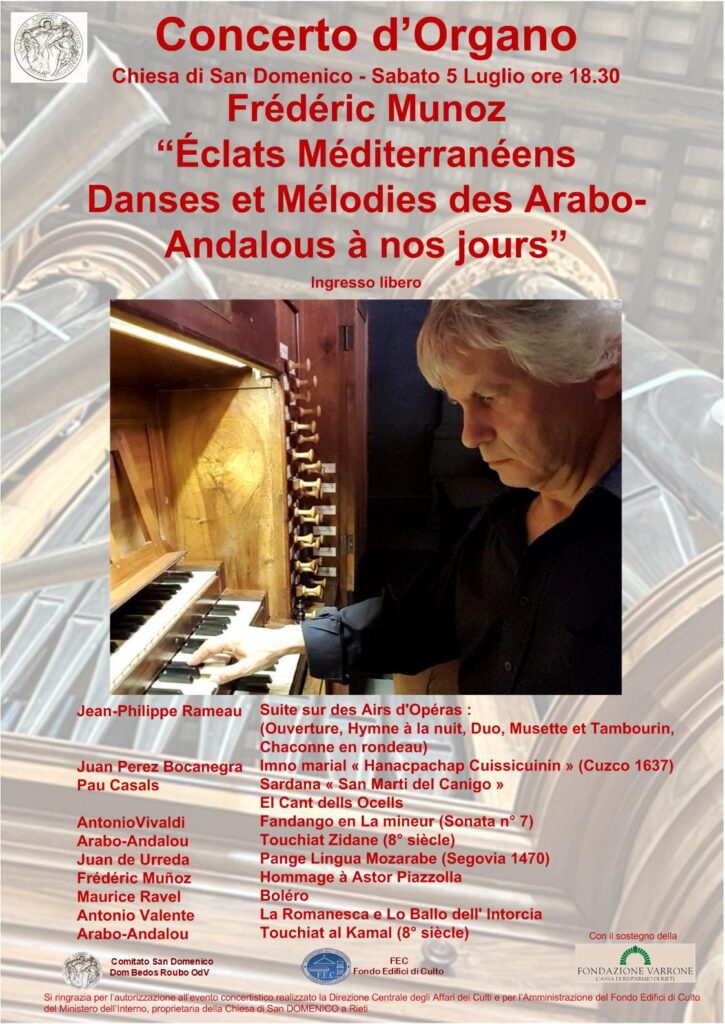 Concerto d'organo a Rieti