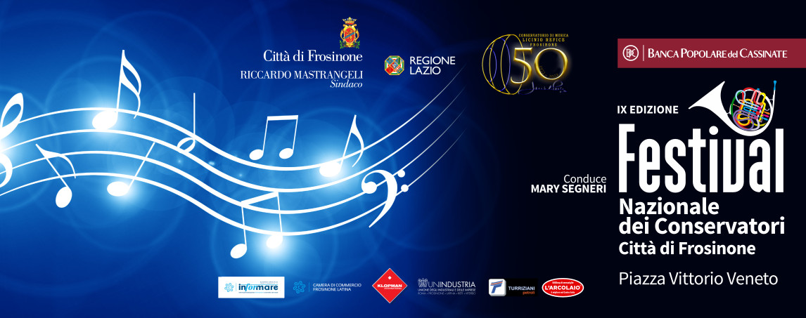 Locandina del Festival dei Conservatori di Frosinone