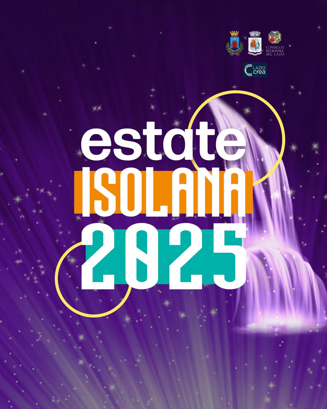 Locandina del programma di iniziative estive di Isola Liri