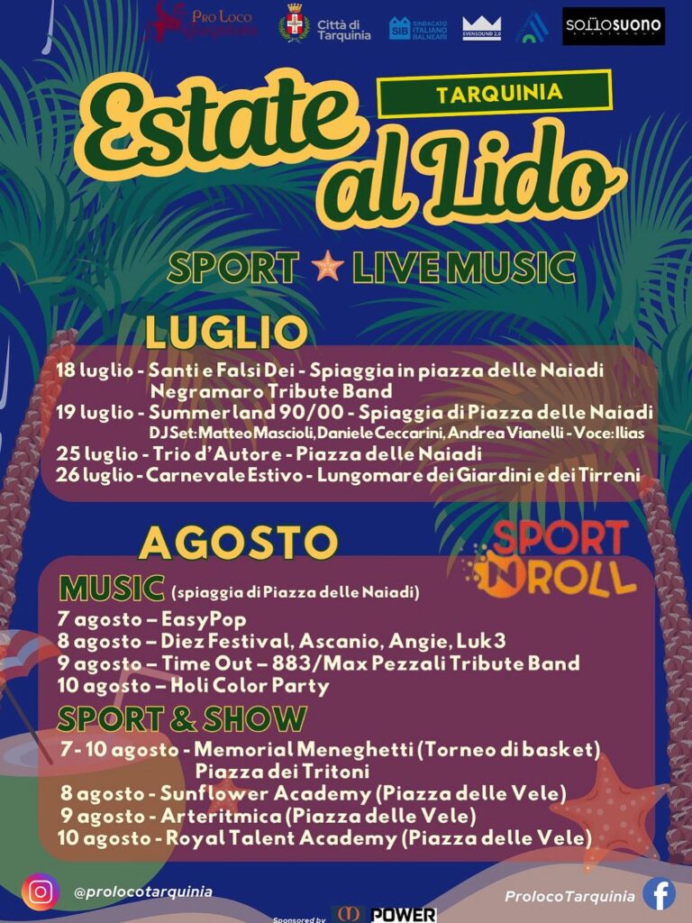 Locandina Sport'n roll a Tarquinia - Foto di Prolocotarquinia.it
