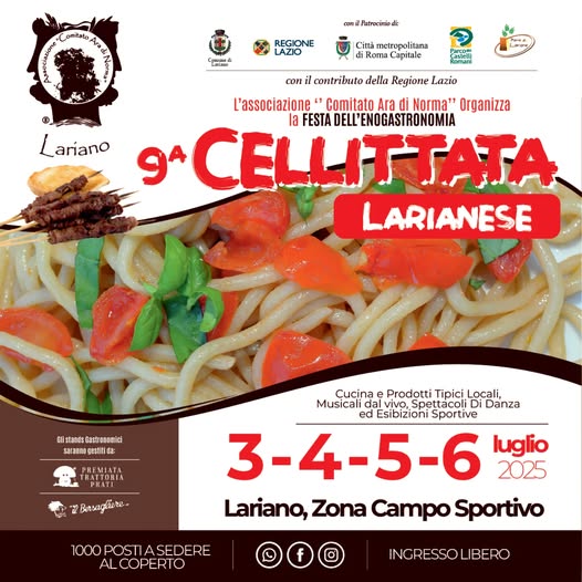 Locandina cellittata larianese luglio 2025