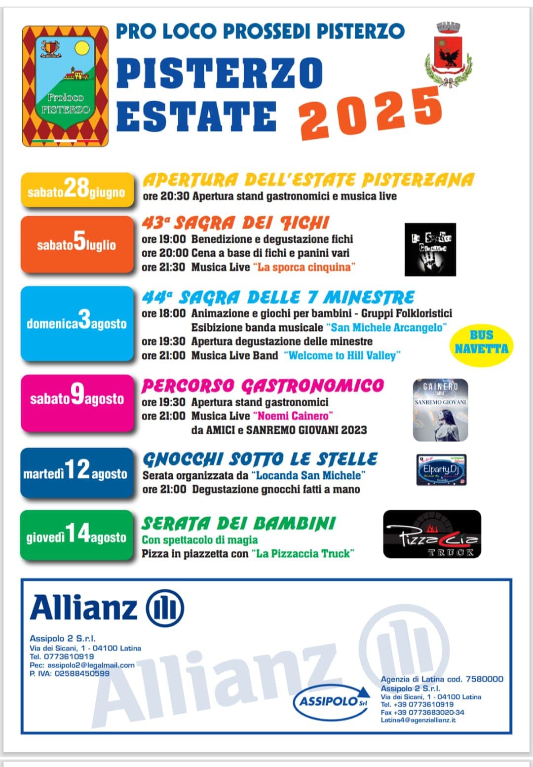 Locandina della Sagra dei Fichi a Pistezo