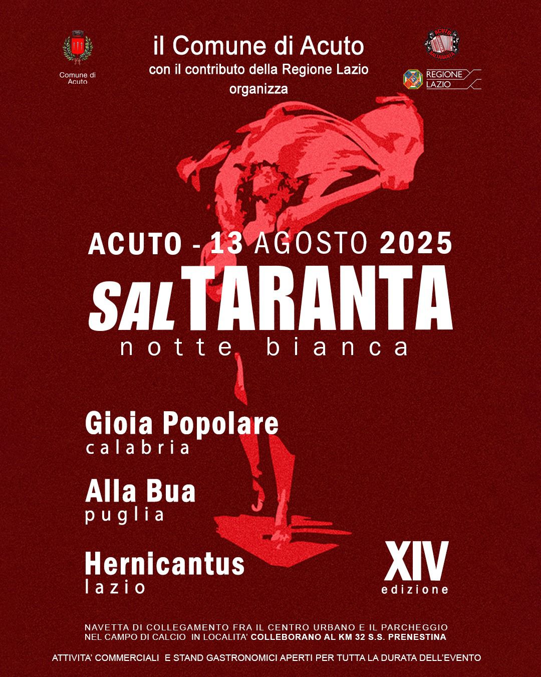 Locandina dell'Iniziativa Saltaranta ad Acuto