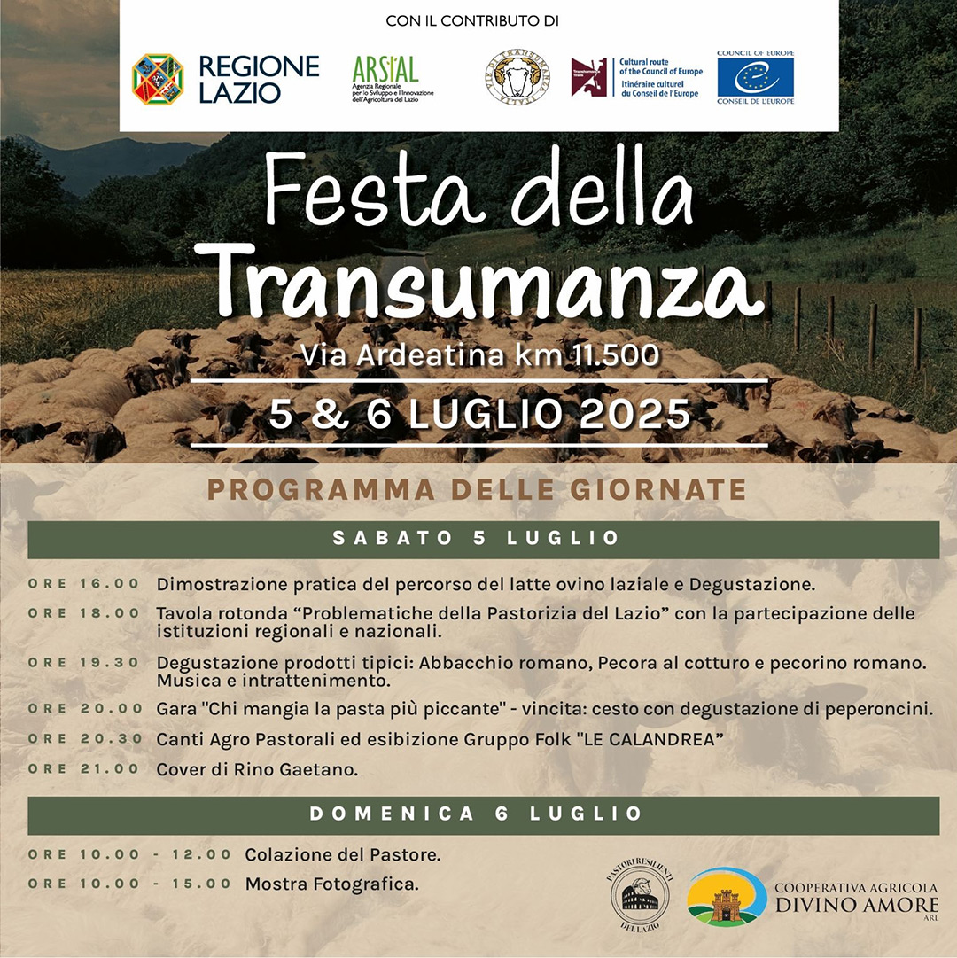 Locandina Transumanza Ardeatina