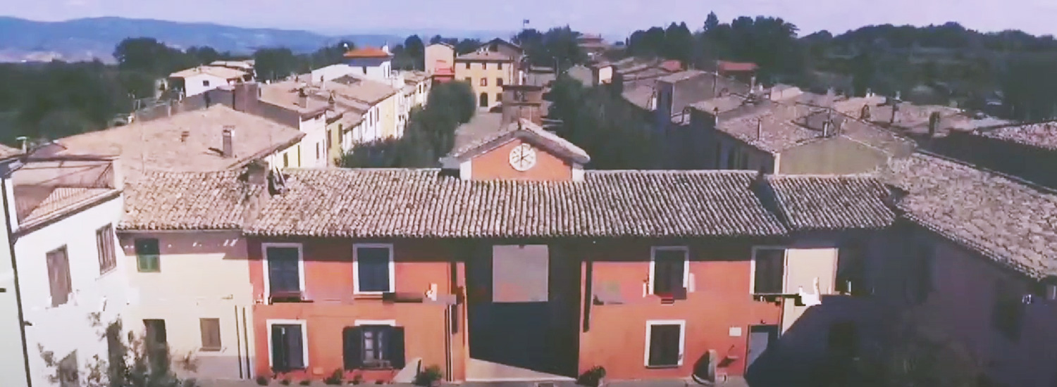foto aerea di Castel Cellesi fraz. Bagnoregio 1500x550