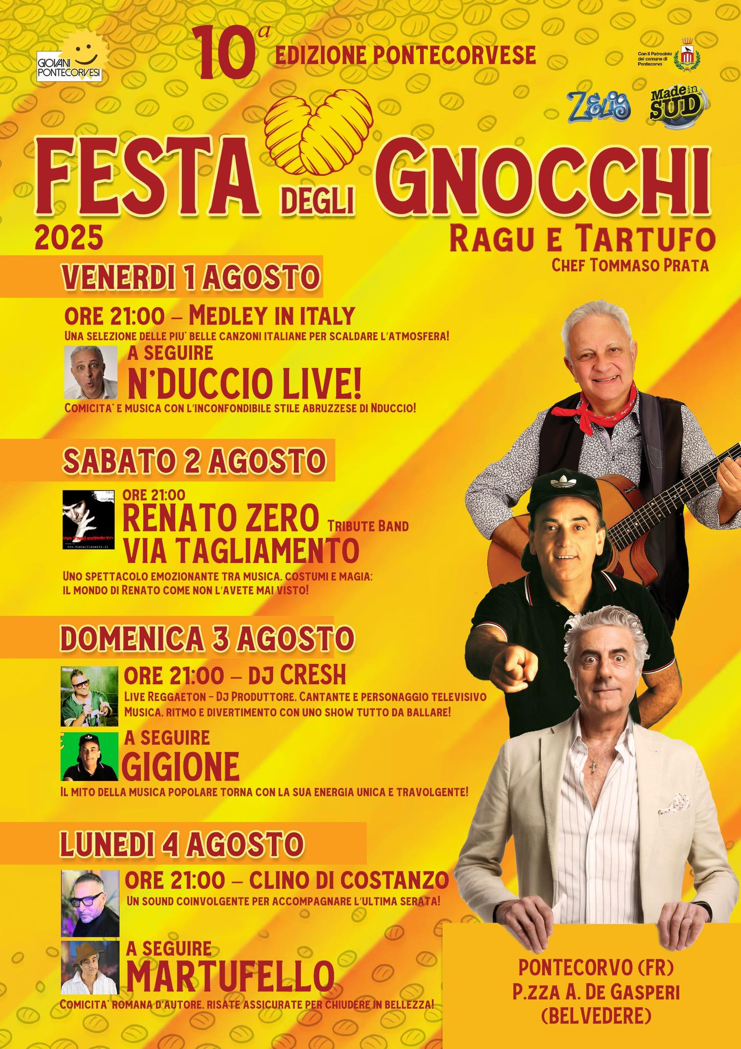 Locandina Festa degli gnocchi di Pontecorvo