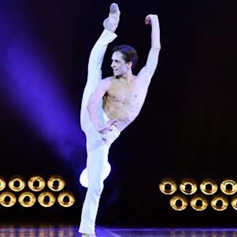 Ballerino durante la sua esibizione
