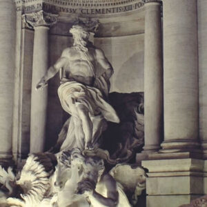 Particolare di Fontana di Trevi