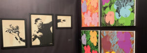 Alcune opere di Banksy e Warhol esposte in mostra