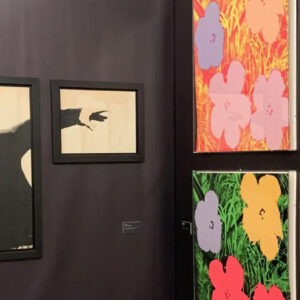 Alcune opere di Banksy e Warhol esposte in mostra