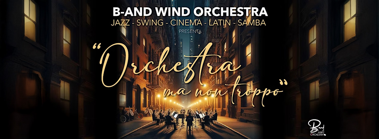 Illustrazione di un'orchestra in strada