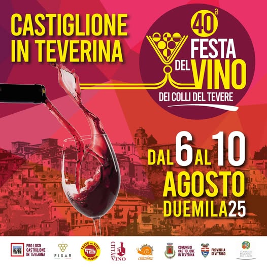 locandina Festa del Vino a Castiglione in Teverina 2025