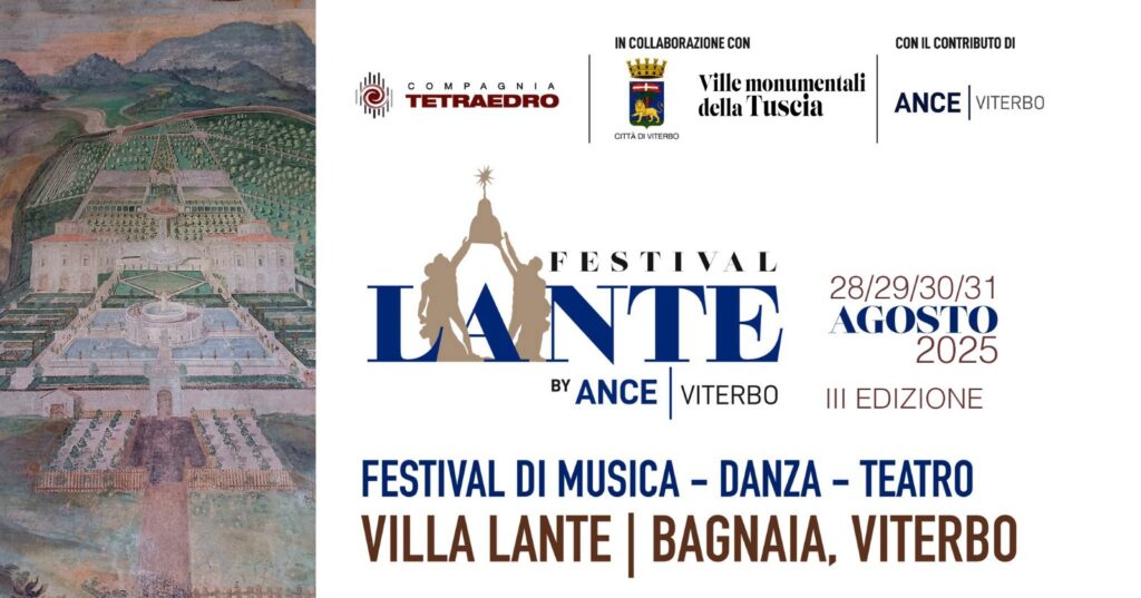 locandina Festival Lante a Bagnaia 2025