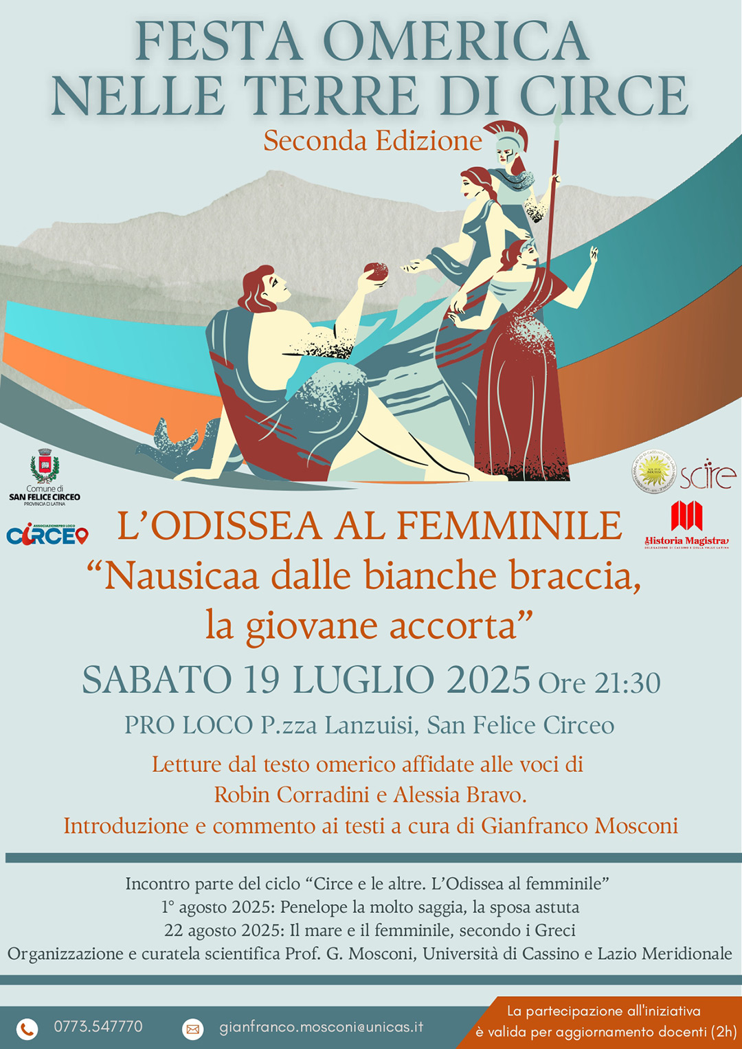Locandina Festa Omerica nelle terre di Circe