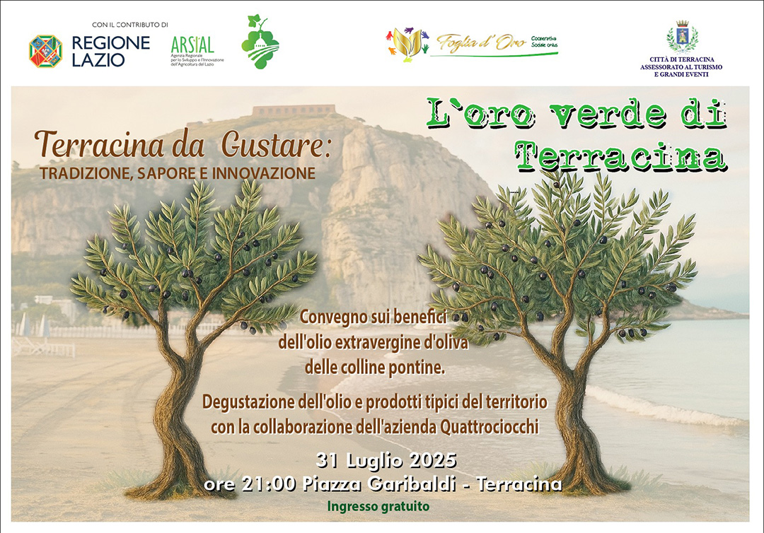 Locandina dell'evento Oro verde di Terracina