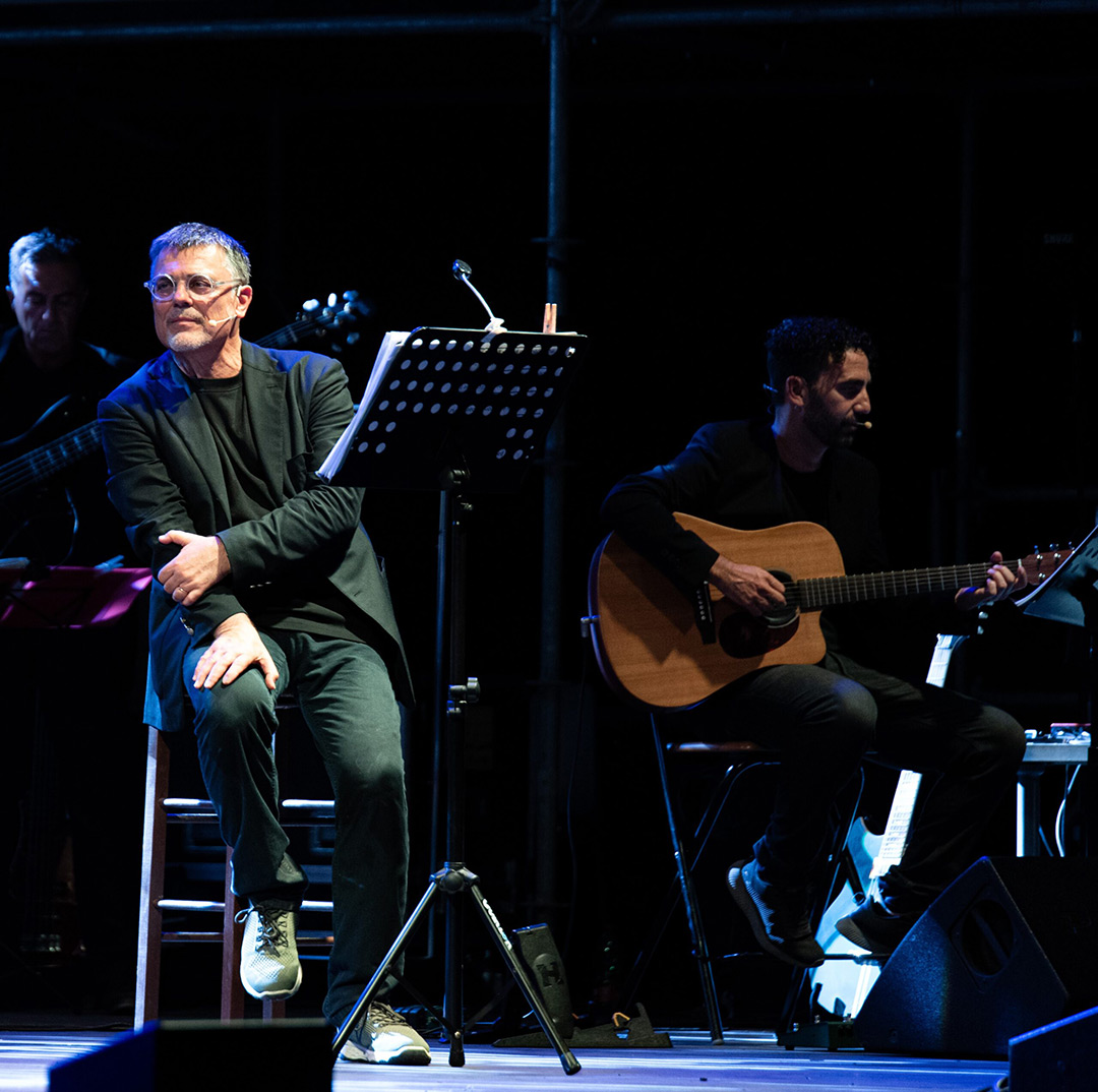 Gino Saladini e Anthony Caruana sul palco