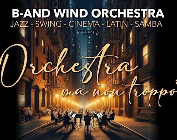 Illustrazione di un'orchestra in strada