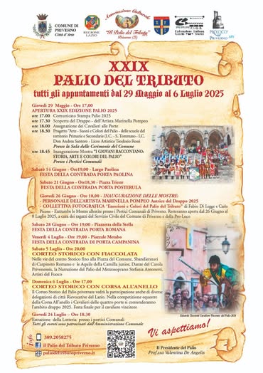 Palio del Tributo a priverno