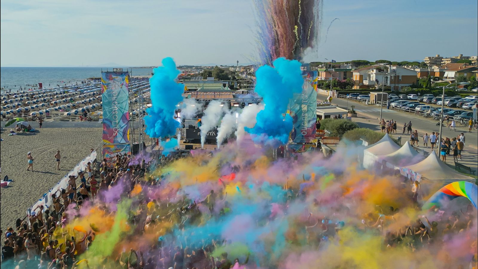 Immagine del Festival summer Holi a Tarquinia lido