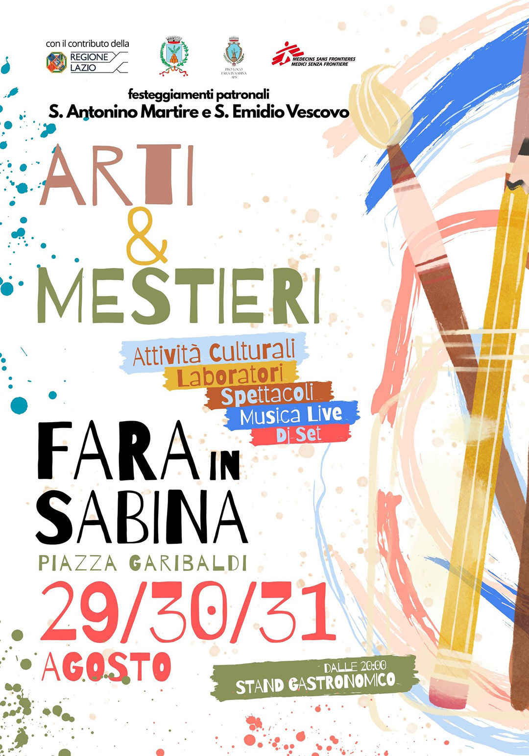 Locandina Arti e Mestieri Fara Sabina