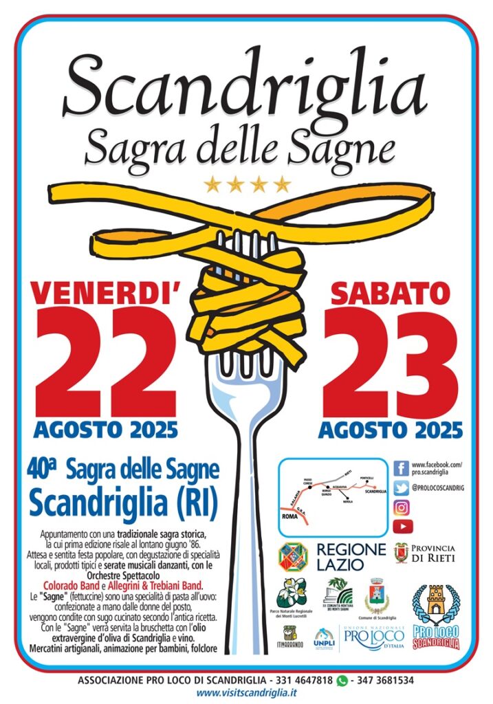 SAGRA_SAGNE_2025 a Scandriglia