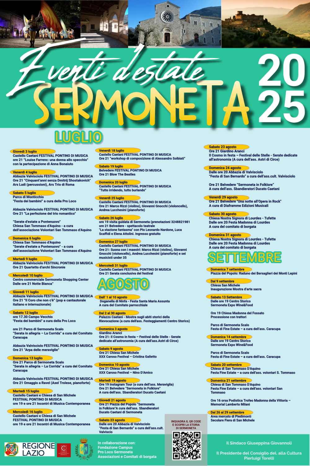 Locandina dell'estate Sermonetana 