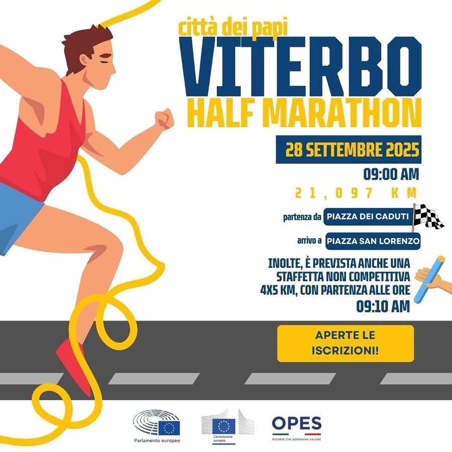 locandina Half Maraton Viterbo 2025