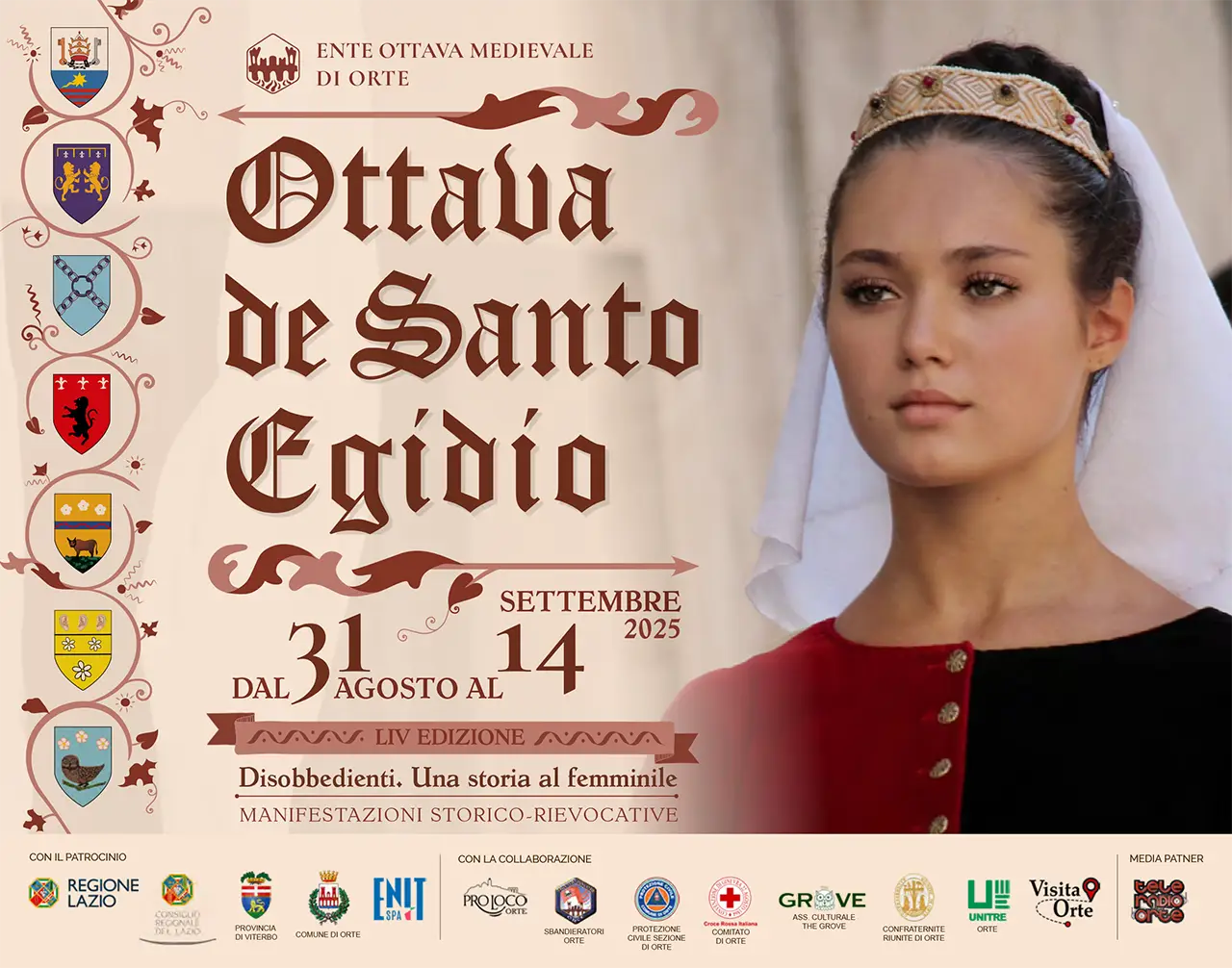 Locandina dell'iniziativa Ottava Medievale di S.Egidio ad Orte