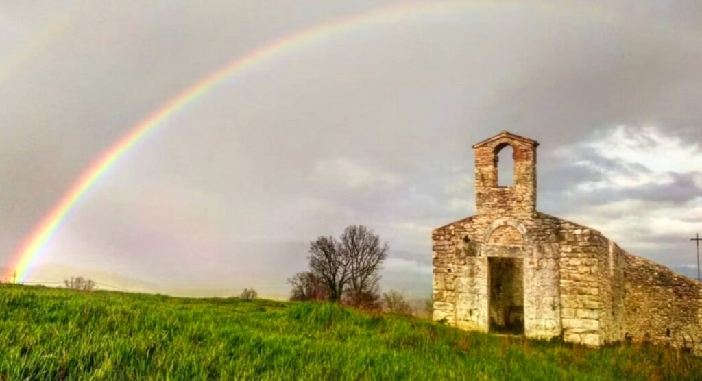 ruderi della Chiesa di San Lorenzo - Facebook @comunecontigliano