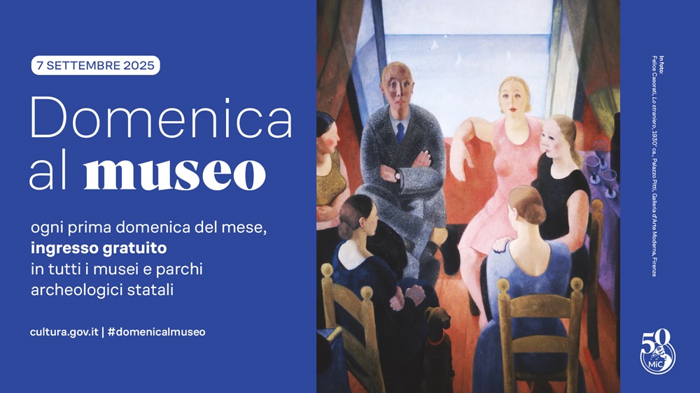 Domenica 7 settembre 2025 musei gratis