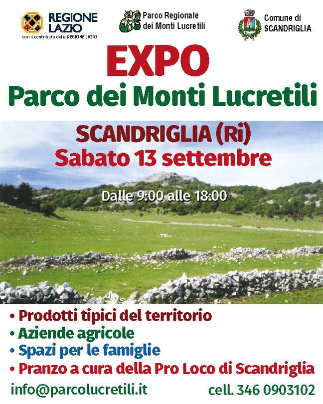 Locandina Expo Parco dei Monti Lucretili