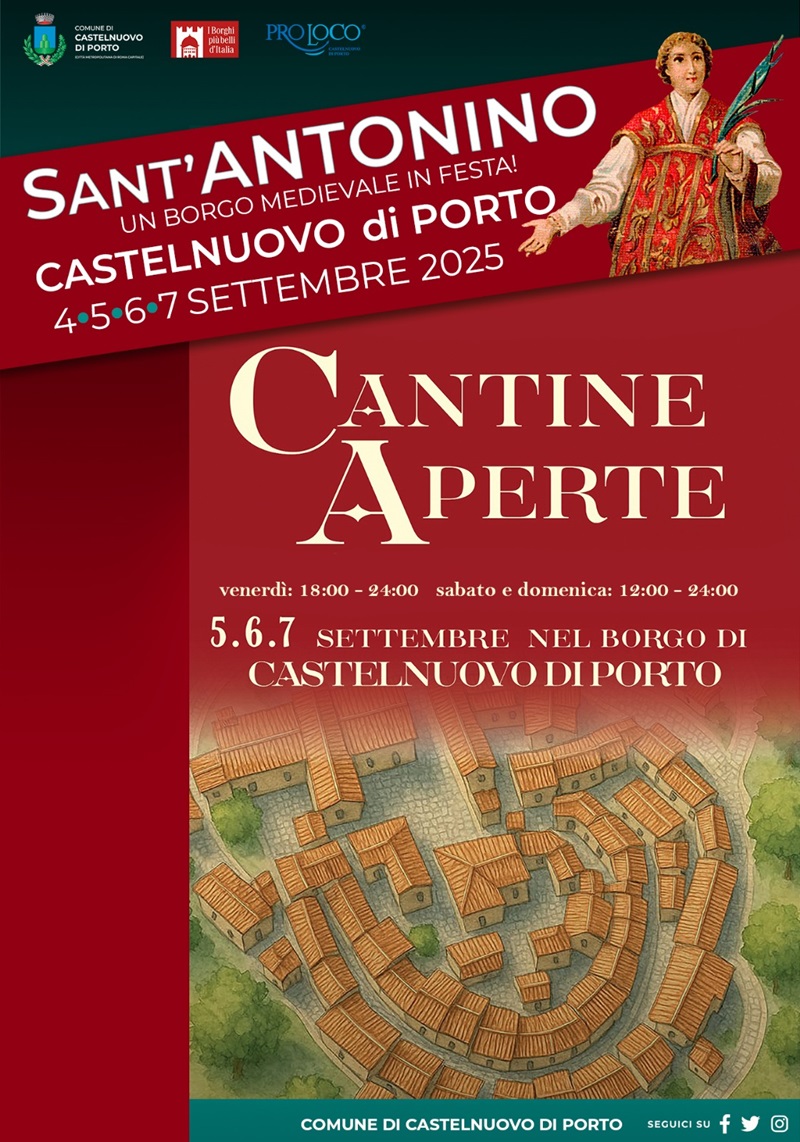 Festa patronale di Sant'Antonino 2025 a Castelnuovo di Porto