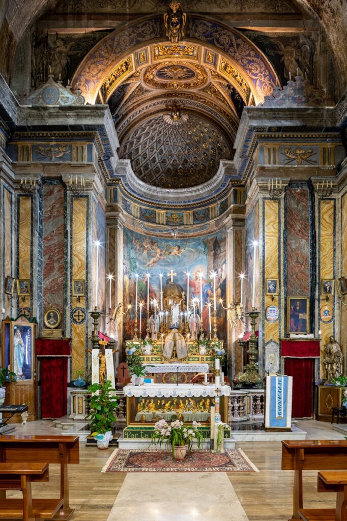 Chiesa Arcipretale di San Pietro Apostolo, interno - comune.poli.rm.it rev