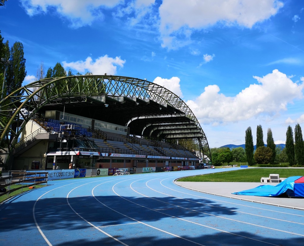 Lo Stadio Guidobaldi di Rieti - Foto Fidal.it