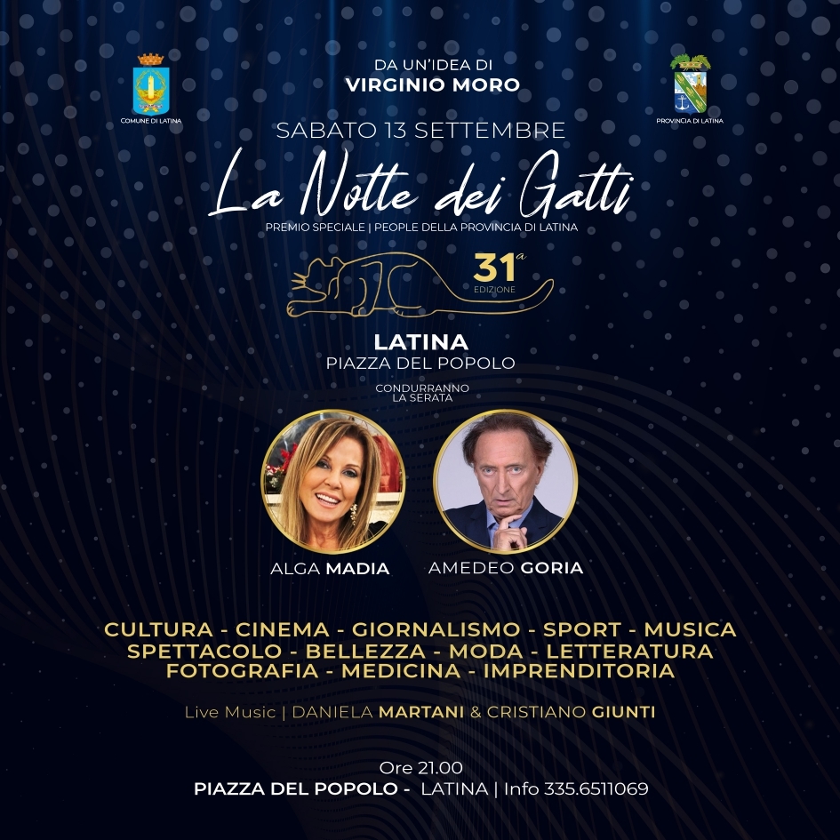 Locandina notte dei gatti