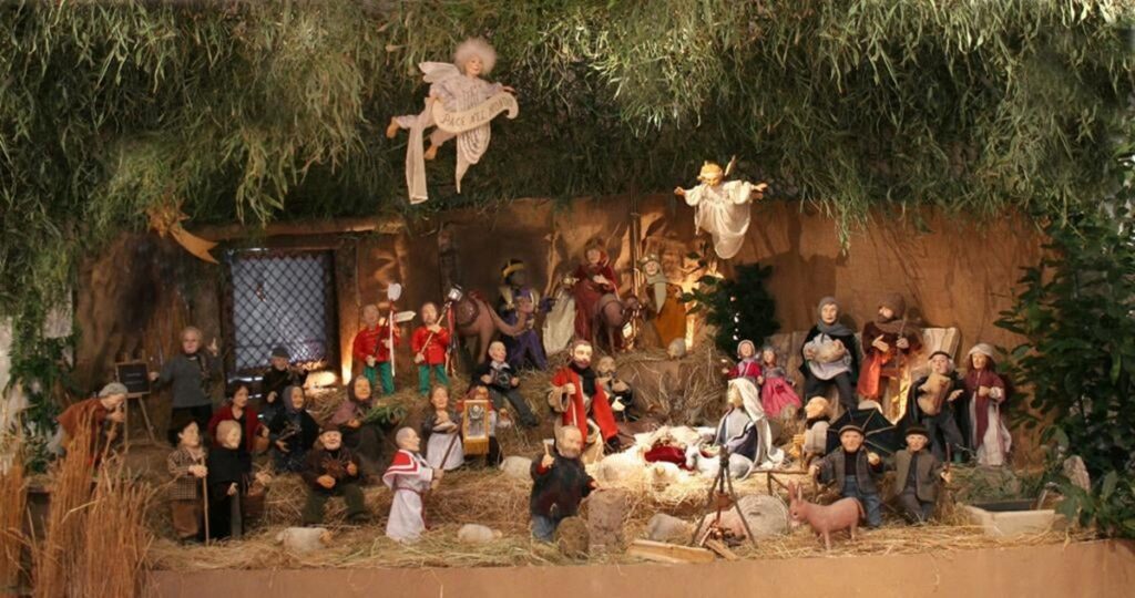 Il Presepe al Granarone di Calcata di Marijcke van der Maden - Facebook @granaronecalcata
