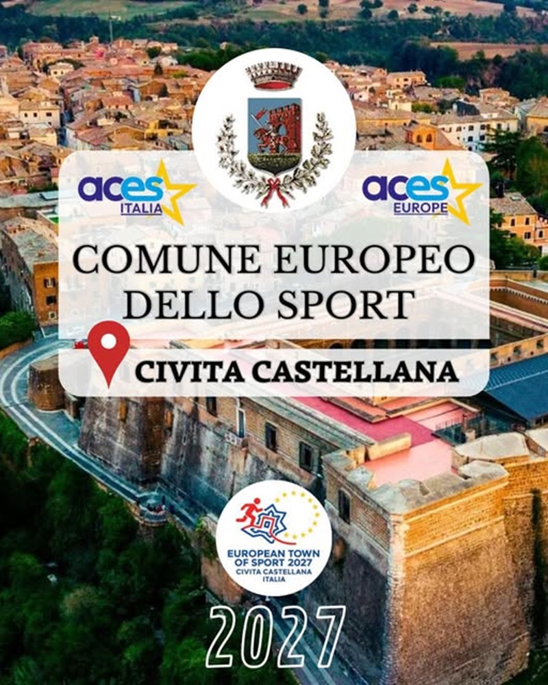 Locandina Civita Castellana Comune europeo dello Sport
