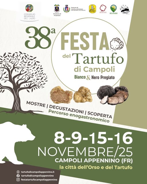 Locandina della Festa del Tartufo di Campoli appennino