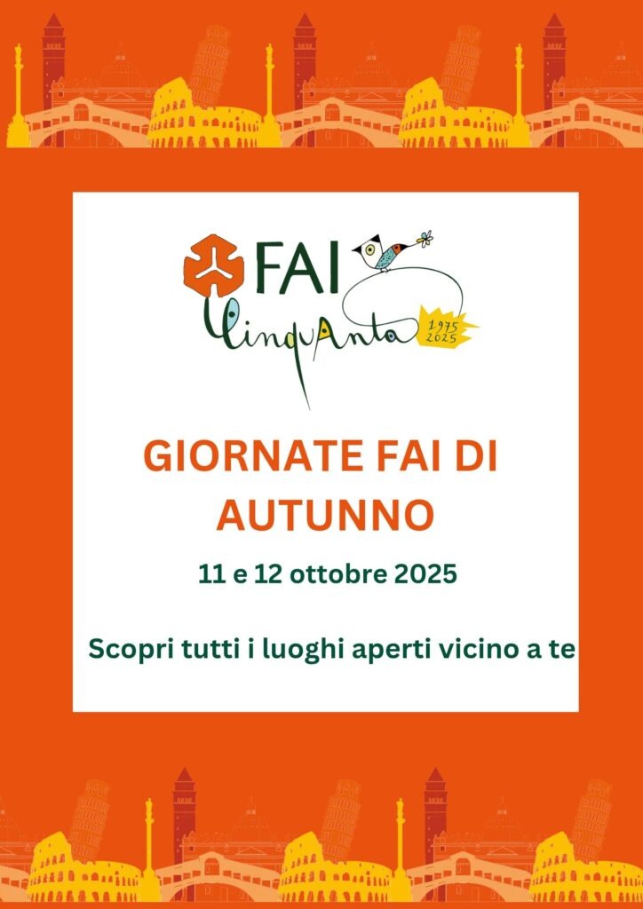 locandina giornate FAI autunno 2025