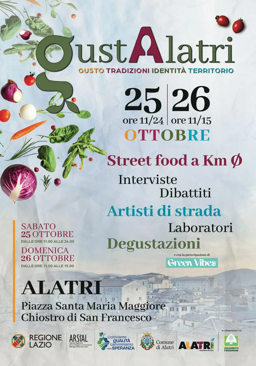Locandina dell'iniziativa GustAlatri 2025 ad alatri