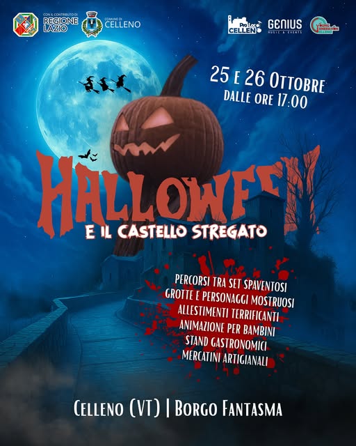 Locandina dell'iniziativa Halloween e il Castello Stregato
