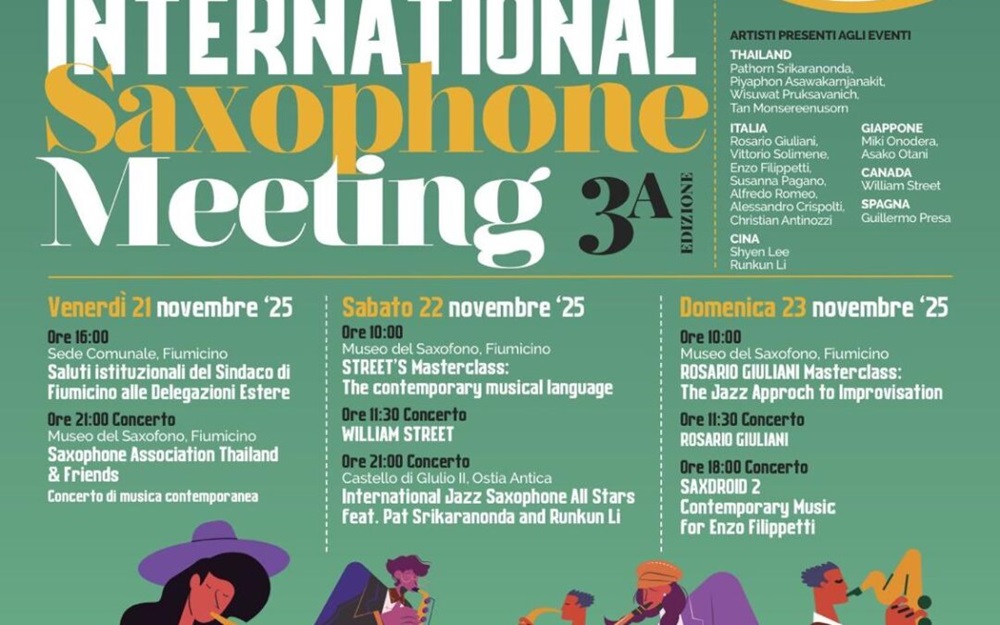 Locandina International Saxophone Meeting 2025