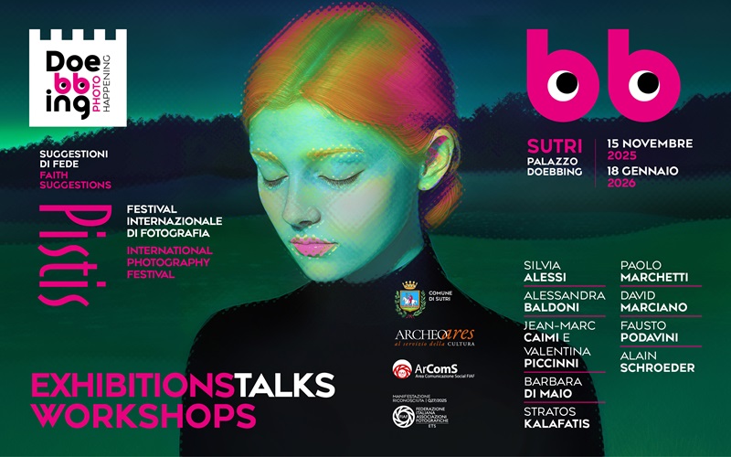 Locandina prima edizione Festival Internazionale della Fotografia a Sutri