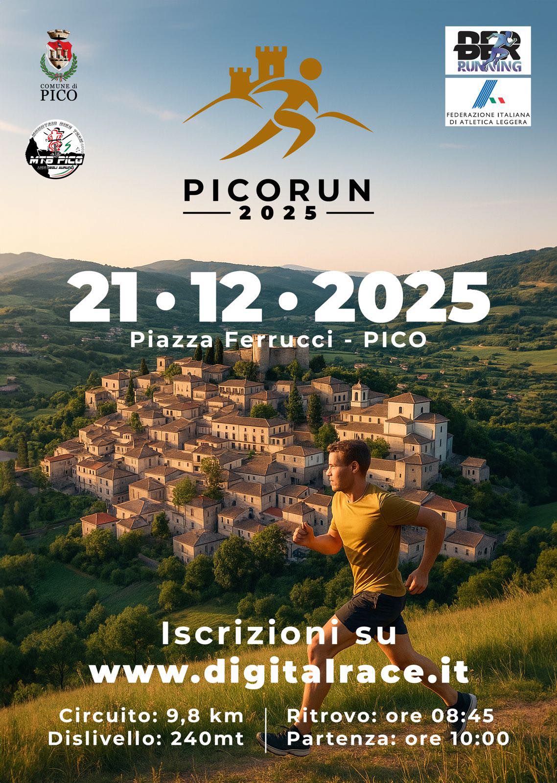 Locandina della prima edizione del Pico Run Day