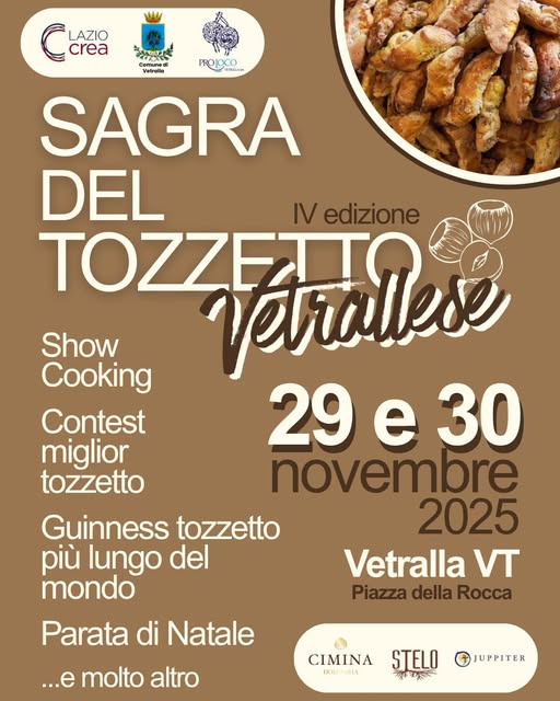 Locandina della Sagra del Tozzetto di Vetralla
