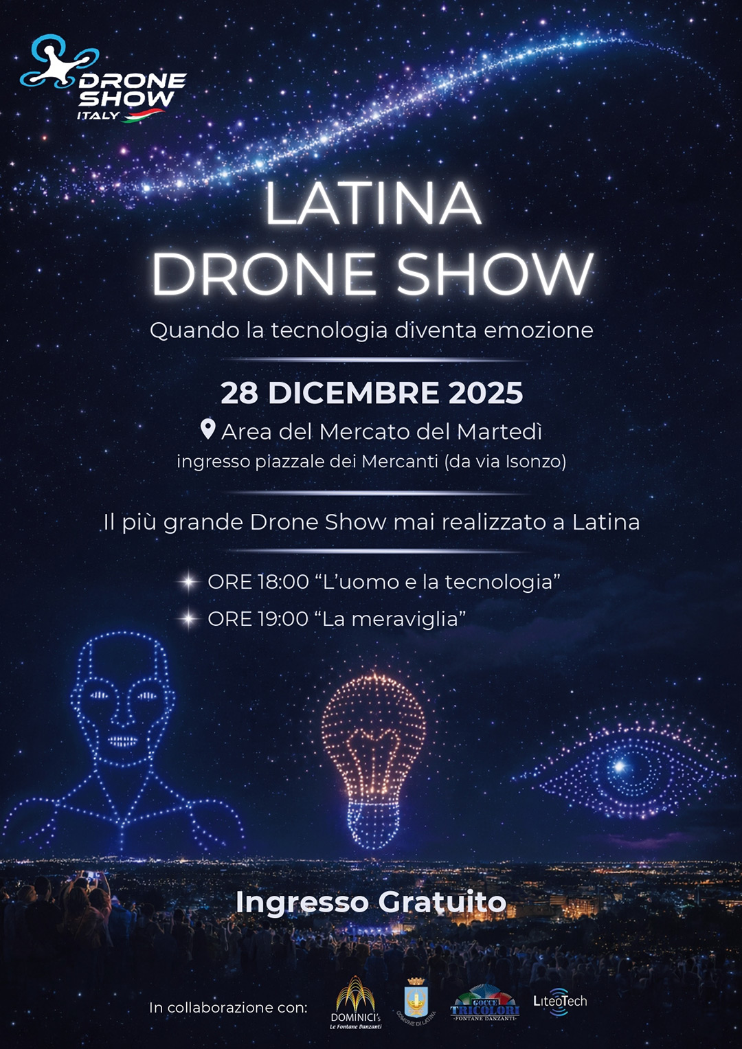 Latina drone show 2025