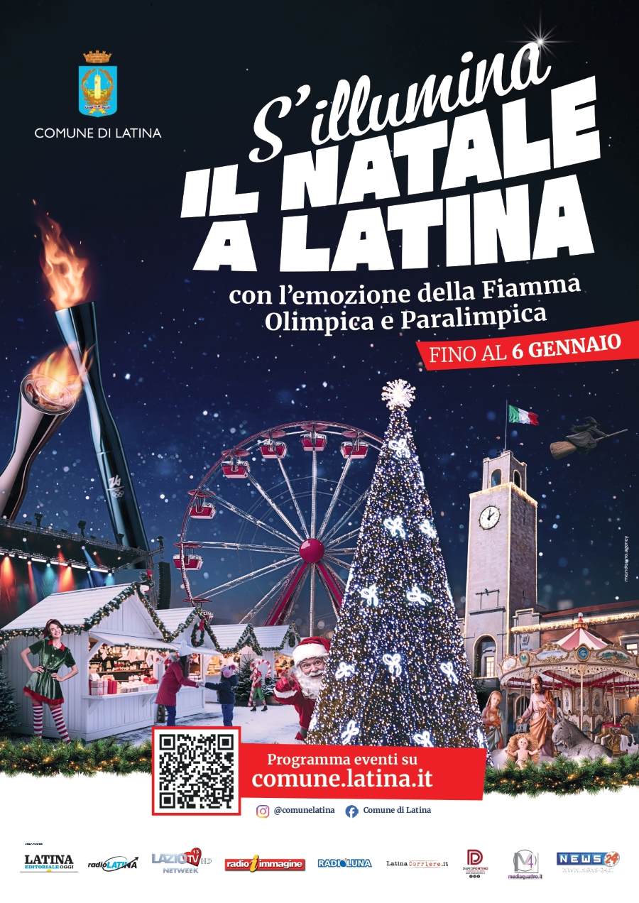 Locandina del Natale a Latina
